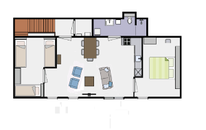 appartement plattegrond